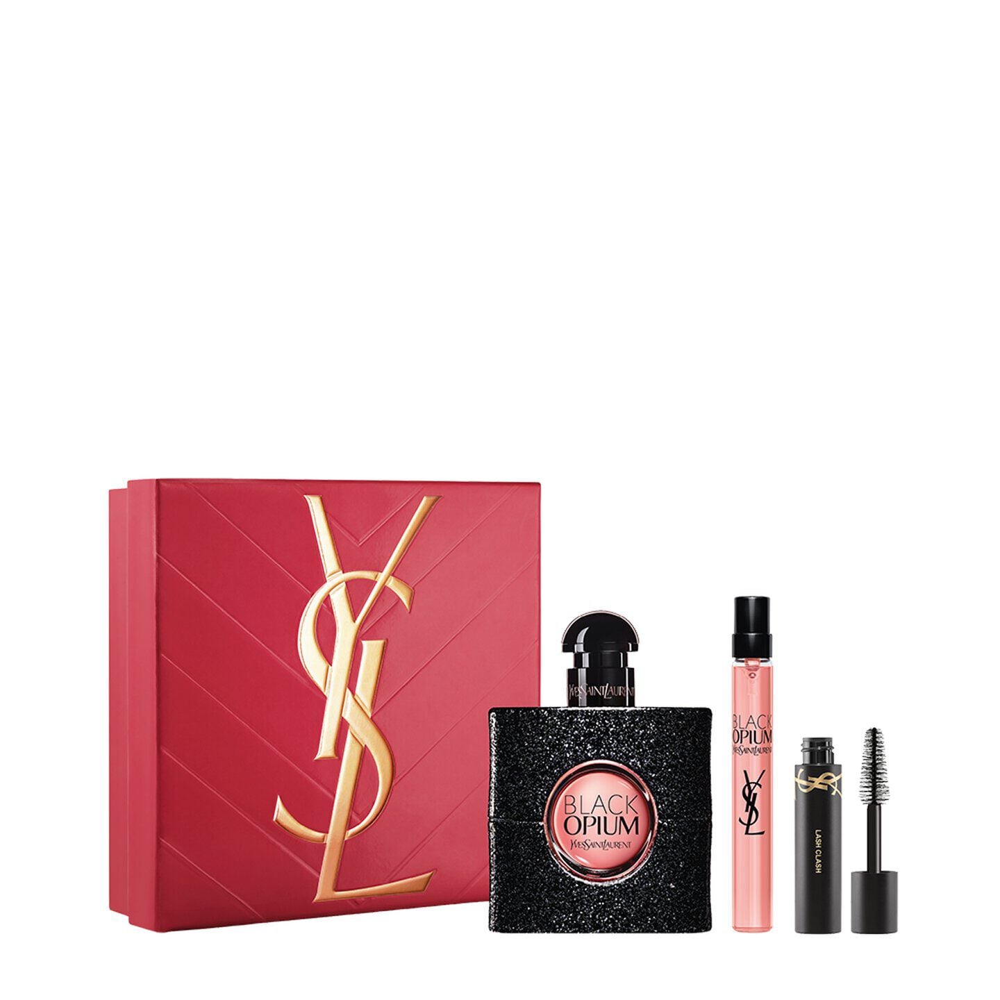 Yves Saint Laurent 101 と21 と201 3個セット BLACK OPIUM Trio Spring Set - Fragrance & Makeup Gift Set - YSL Beauty